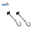 Electric Power Line Fitting Pig Tail Hook For Boles Pole Line Hardware